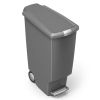 40L Slim Plastic Step Trash Can