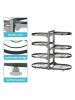 8 Tier Pots and Pans Lid Organizer Rack Holder, Adjustable Pot Organizer Rack for Under Cabinet, Pot Rack for Kitchen Organization and Storage