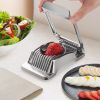 Egg Slicer for Hard Boiled Eggs Egg Cutter Strawberry Slicer