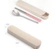 Portable Stainless Steel Flatware Spoon Chopsticks Tableware Set [C]