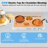 2 in 1 Electric Warming Tray with Temperature Control