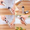 Olive Oil Sprayer Refillable Stainless Steel Wine, Oil and Vinegar Pump Sprayer for Cooking, Salad Oil Dressing, Baking, BBQ