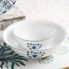 Red leaf, Jingdezhen Ceramics 30-piece In-glaze Blue and White Porcelain Tableware Set Ceramic Bowls