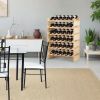 36 Bottles Stackable Wooden Wobble-Free Modular Wine Rack